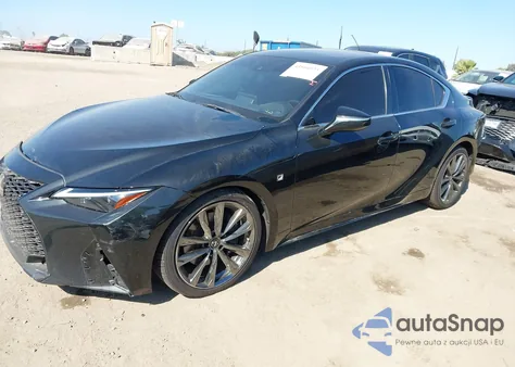 2022 Lexus Is 350 F Sport из США, поврежденный, VIN JTHGZ1B21N5057177